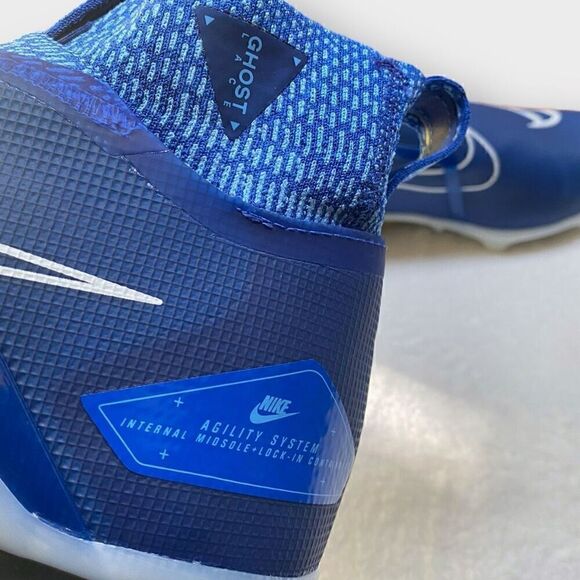 Nike Alpha Menace Elite 3 Game Royal/White Football Cleats CT6648-414 Mens 10 - Picture 9 of 11